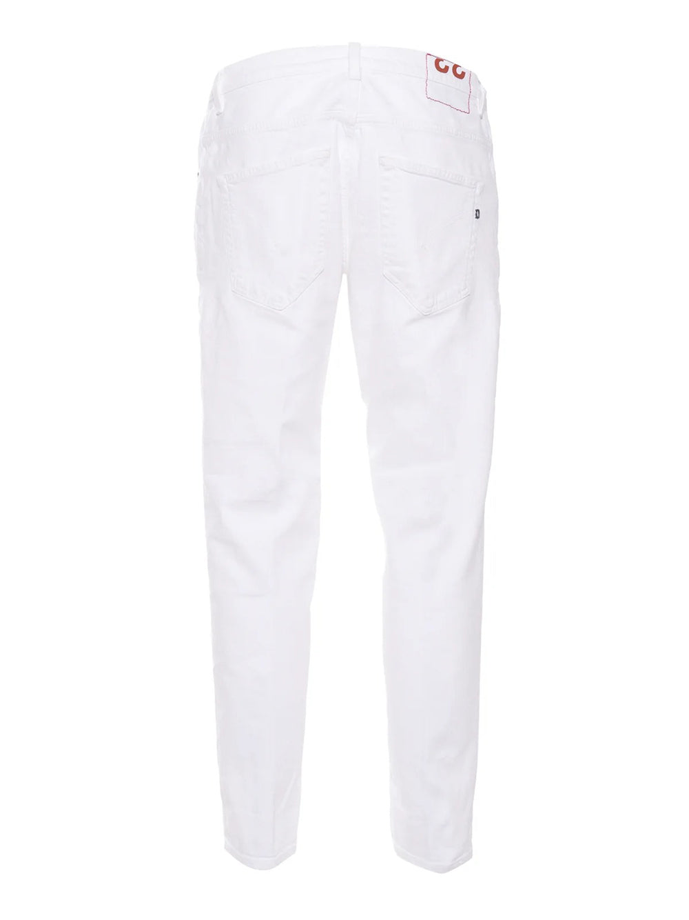 Jeans Slim Uomo Brighton Bianco