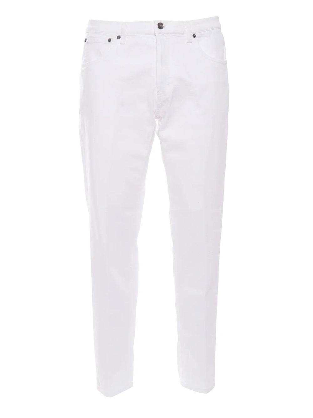 Jeans Slim Uomo Brighton Bianco