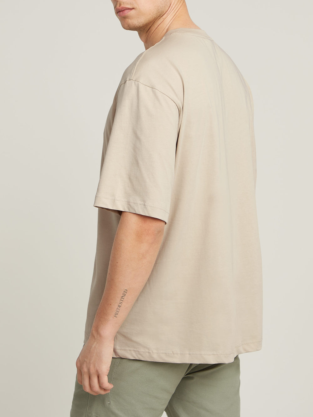G-Star T-shirt Uomo Center Chest Beige