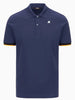 K-way Polo Uomo Vincent Pique Blu