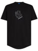 Karl Lagerfeld T-shirt Uomo Curved Hem Shibori Beige