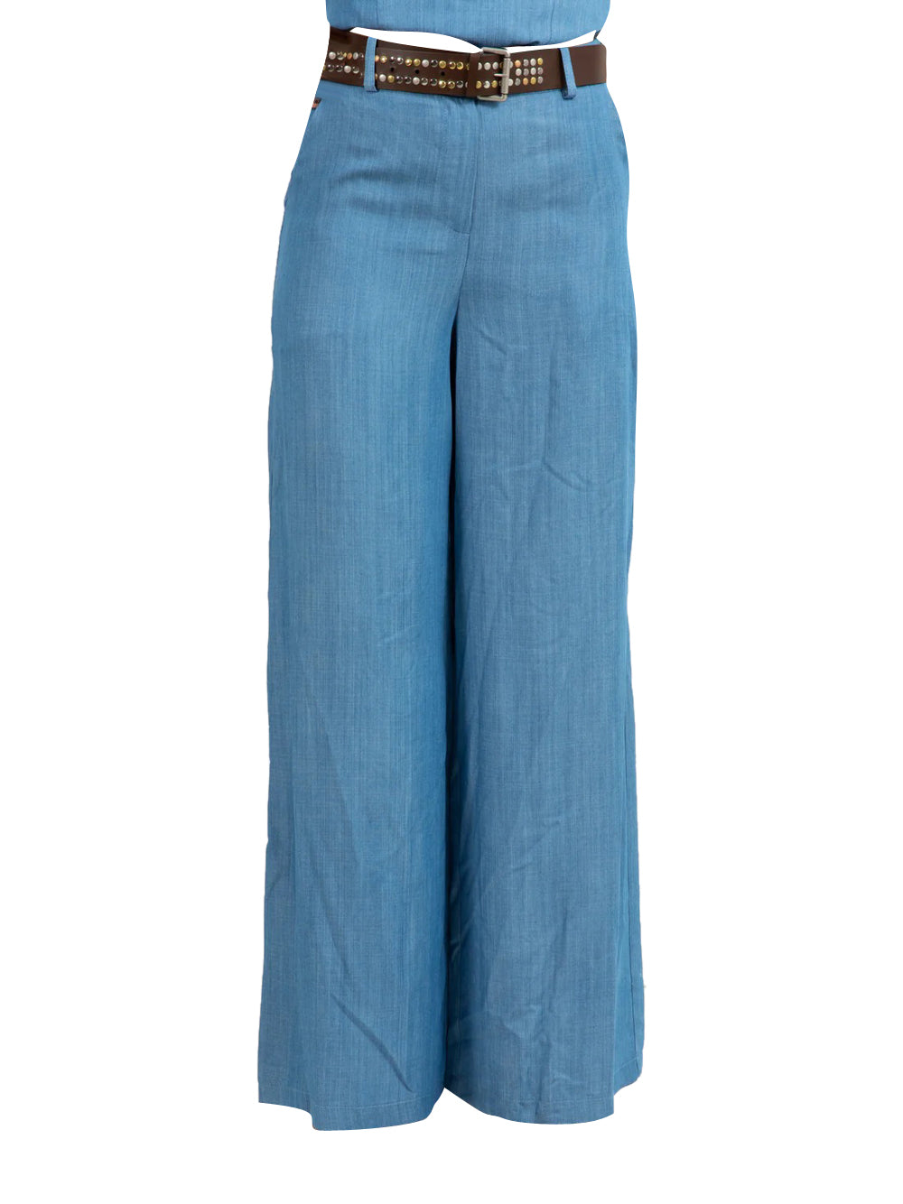 Pantalone Casual Azzurro