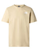 The North Face T-shirt Uomo Red Box Beige