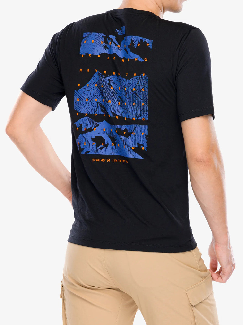 The North Face T-shirt Uomo Foundation Mountains Nero