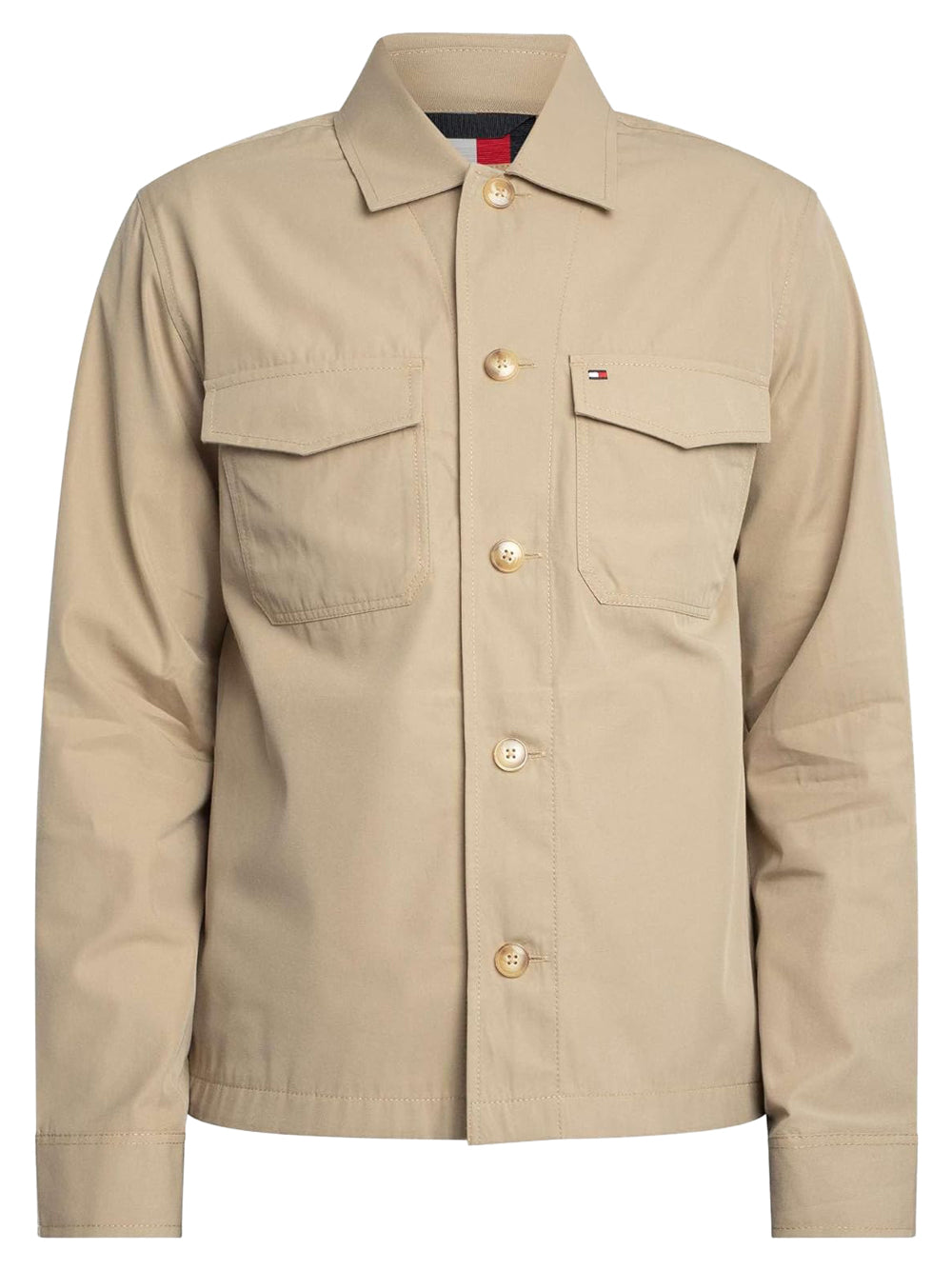 Camicia Casual Uomo Beige