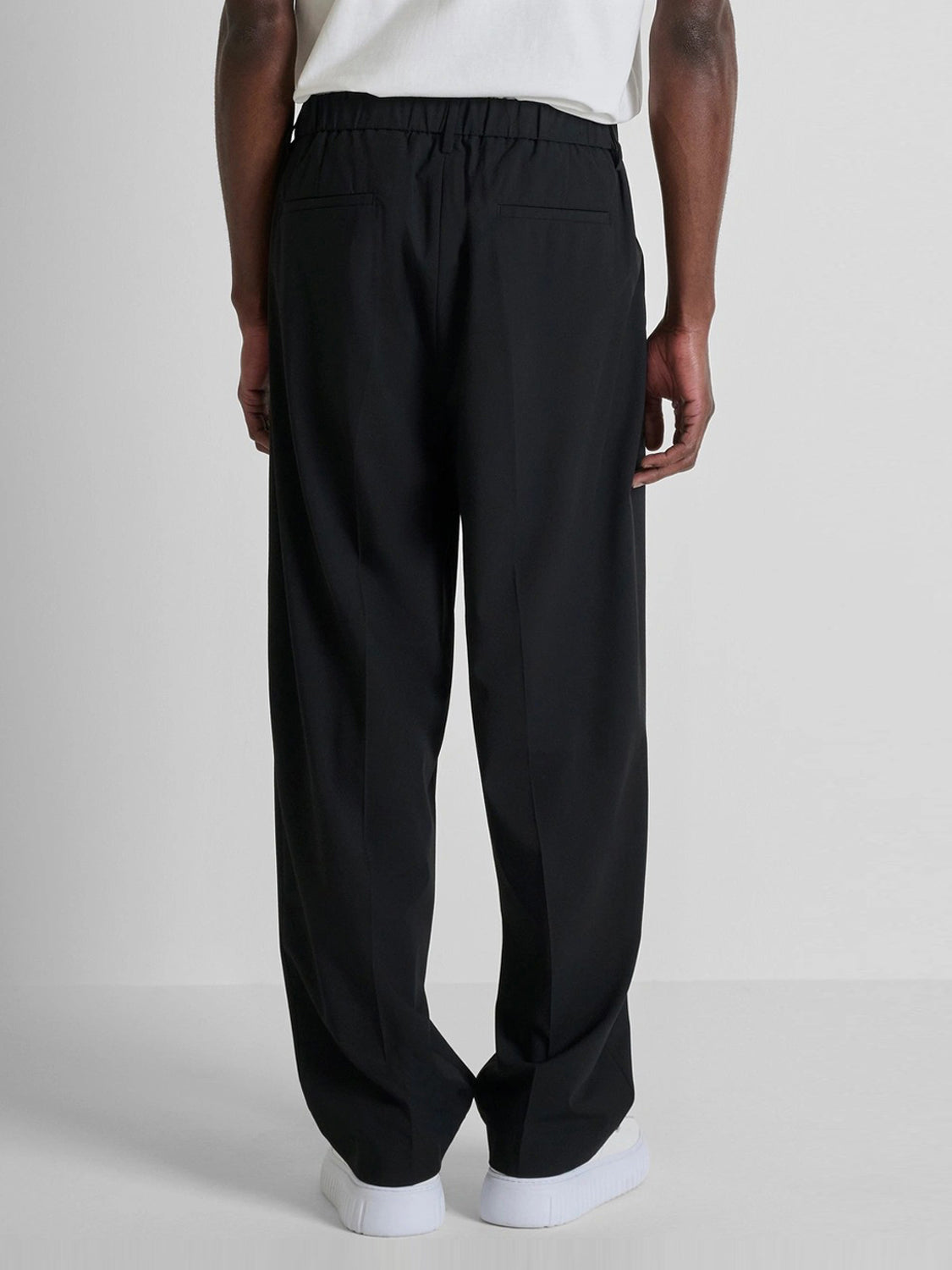 Pantalone Casual Uomo Leon Nero