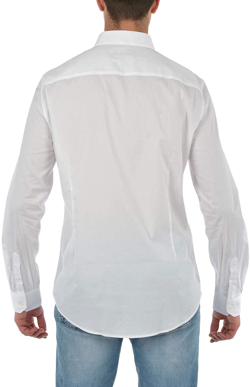 Camicia Casual Uomo Bianco