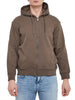 Armani Exchange Felpa con Zip Uomo Nero