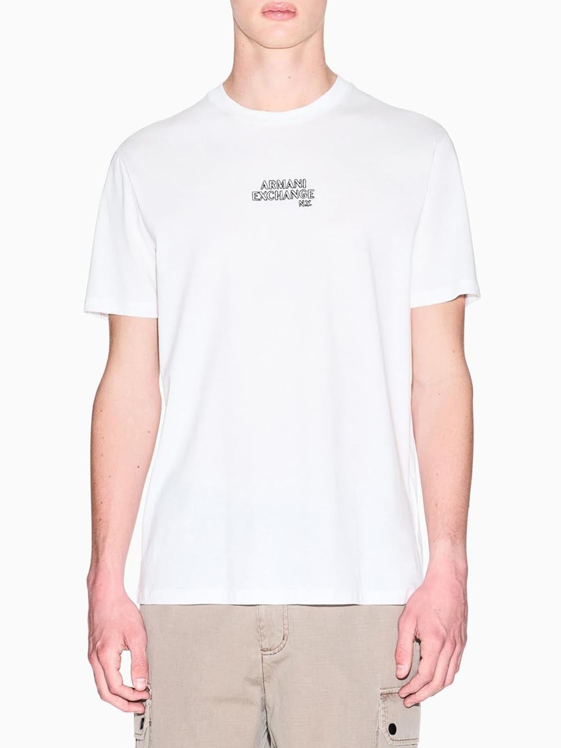 T-shirt Uomo Bianco ottico