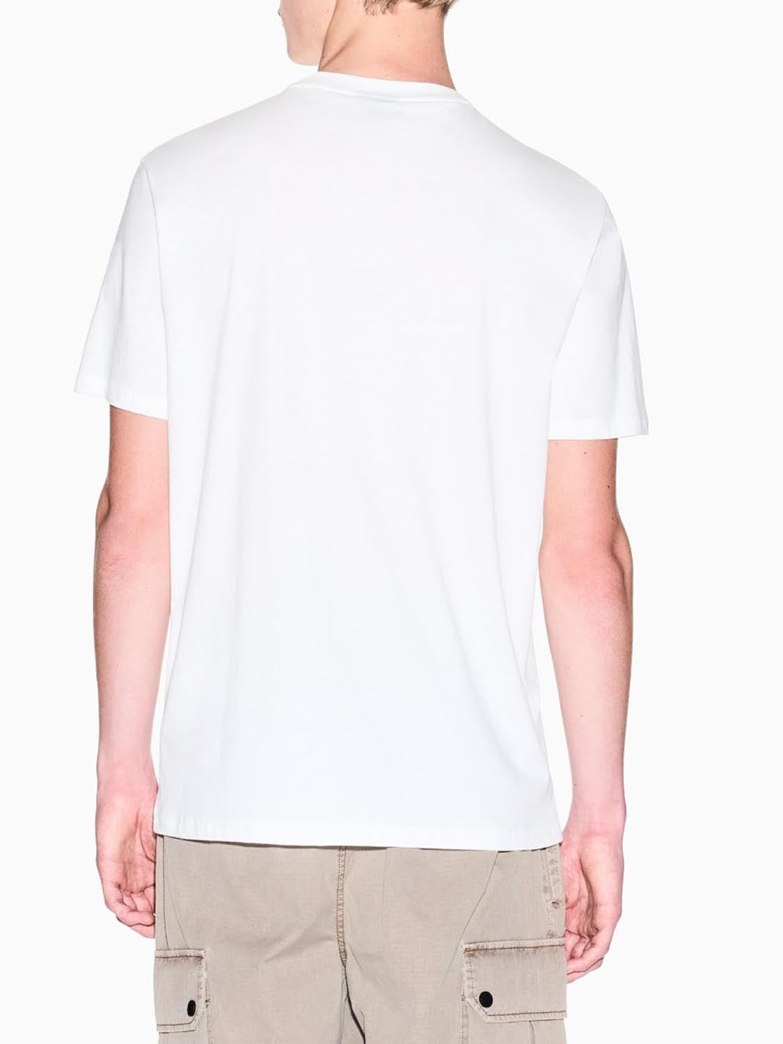 T-shirt Uomo Bianco ottico