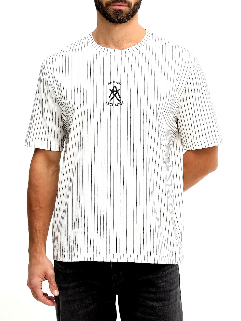 T-shirt Uomo Bianco ottico