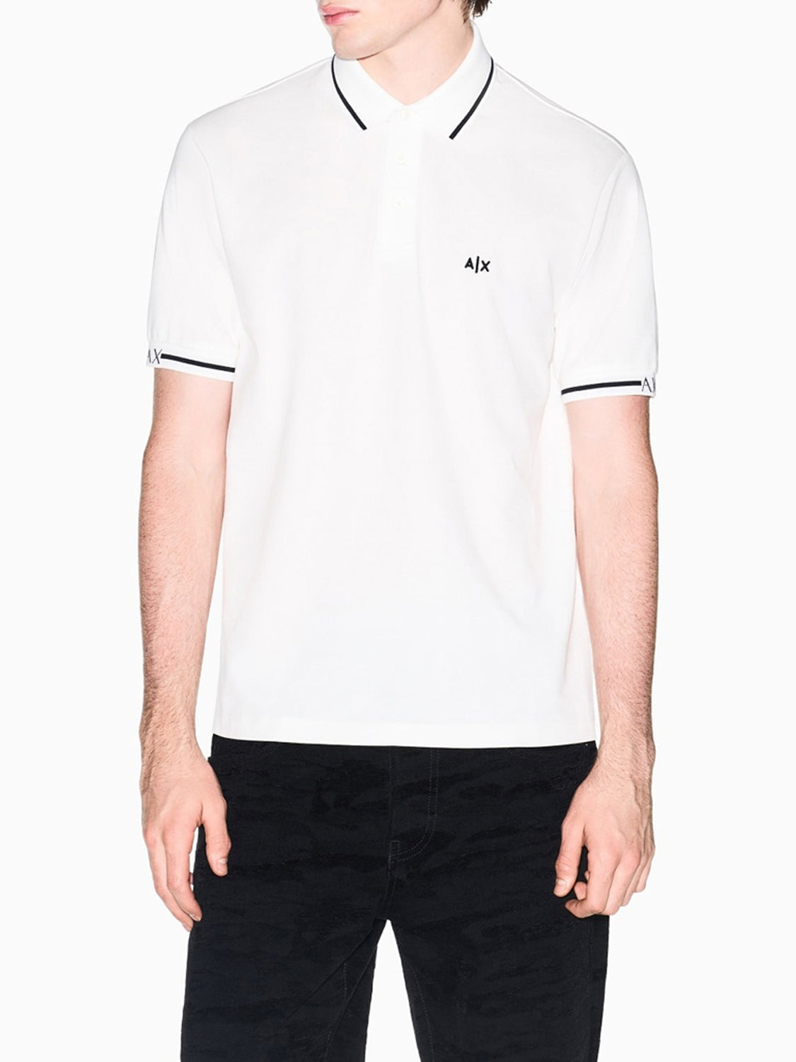 Polo Uomo Bianco ottico