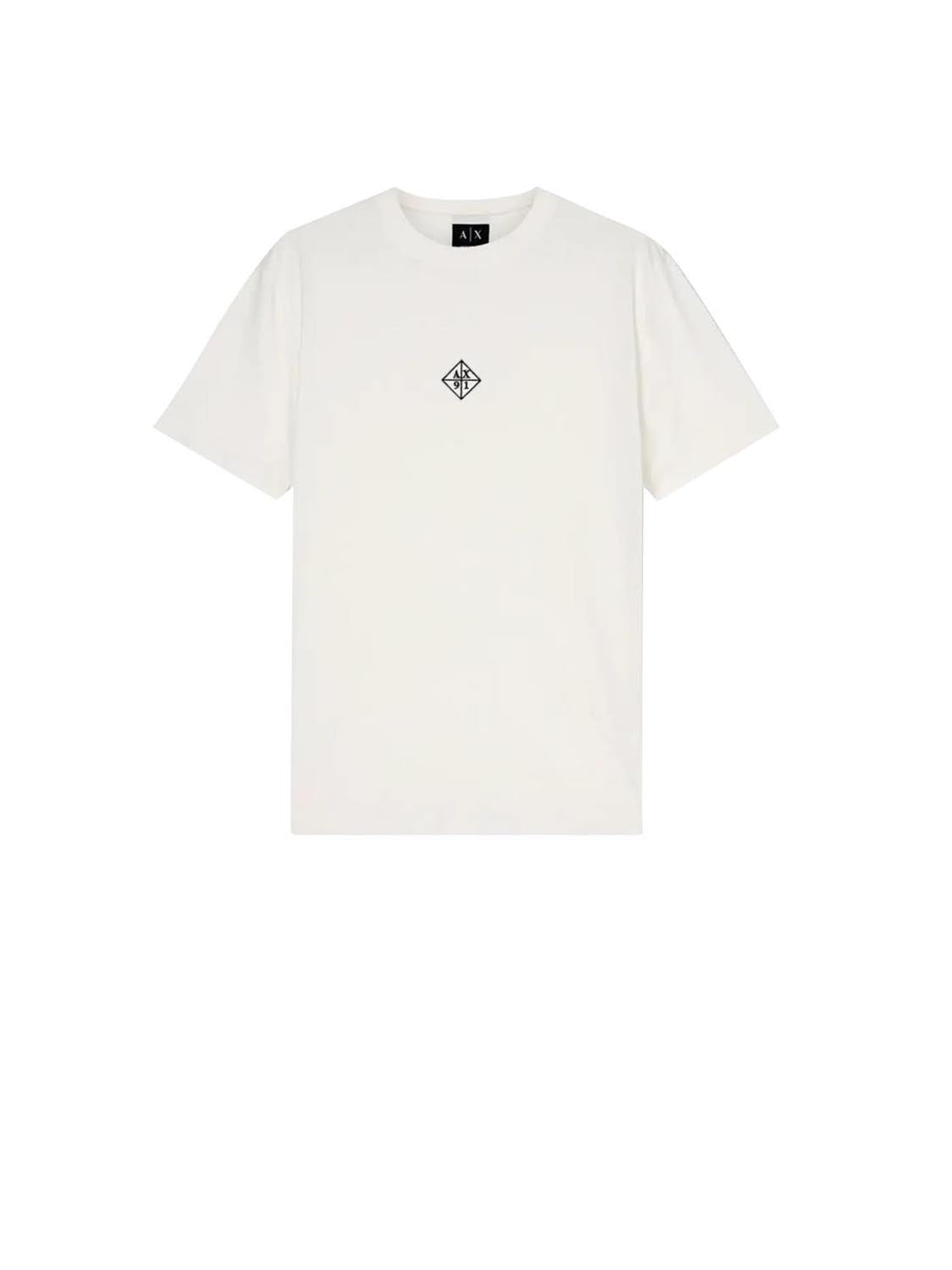 T-shirt Uomo Bianco ottico