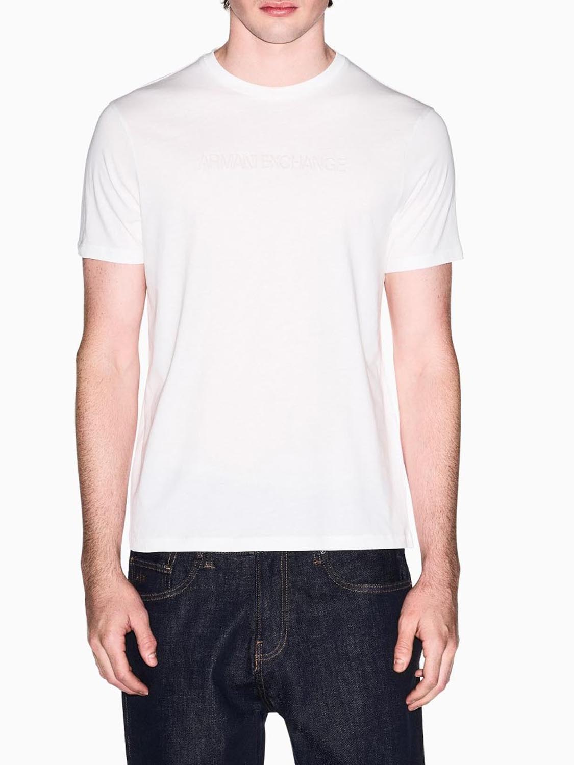 T-shirt Uomo Bianco ottico