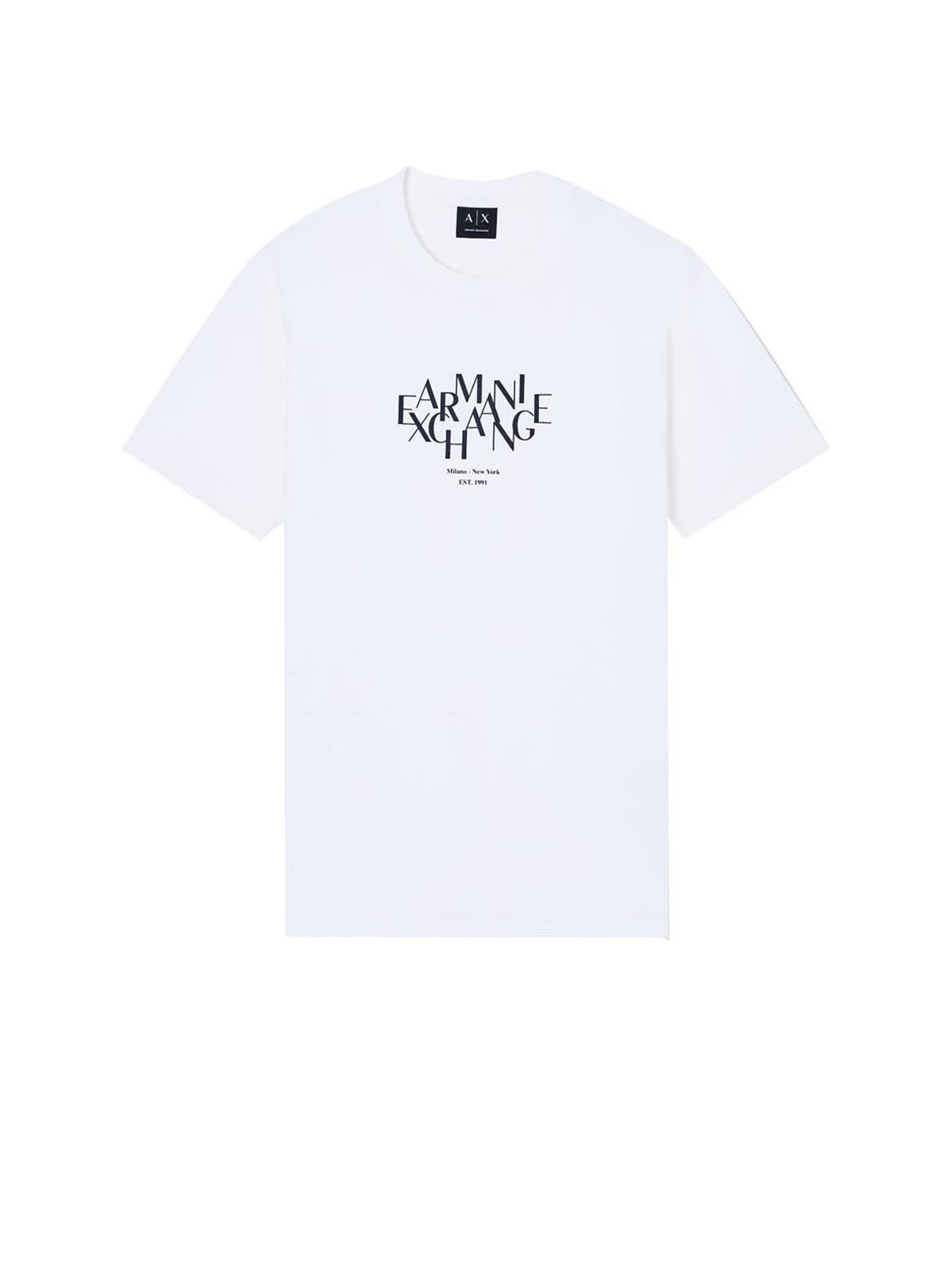 T-shirt Uomo Bianco ottico