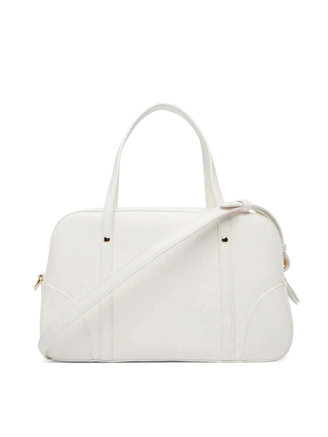 Armani Exchange Borsa a Mano Donna Bianco ottico