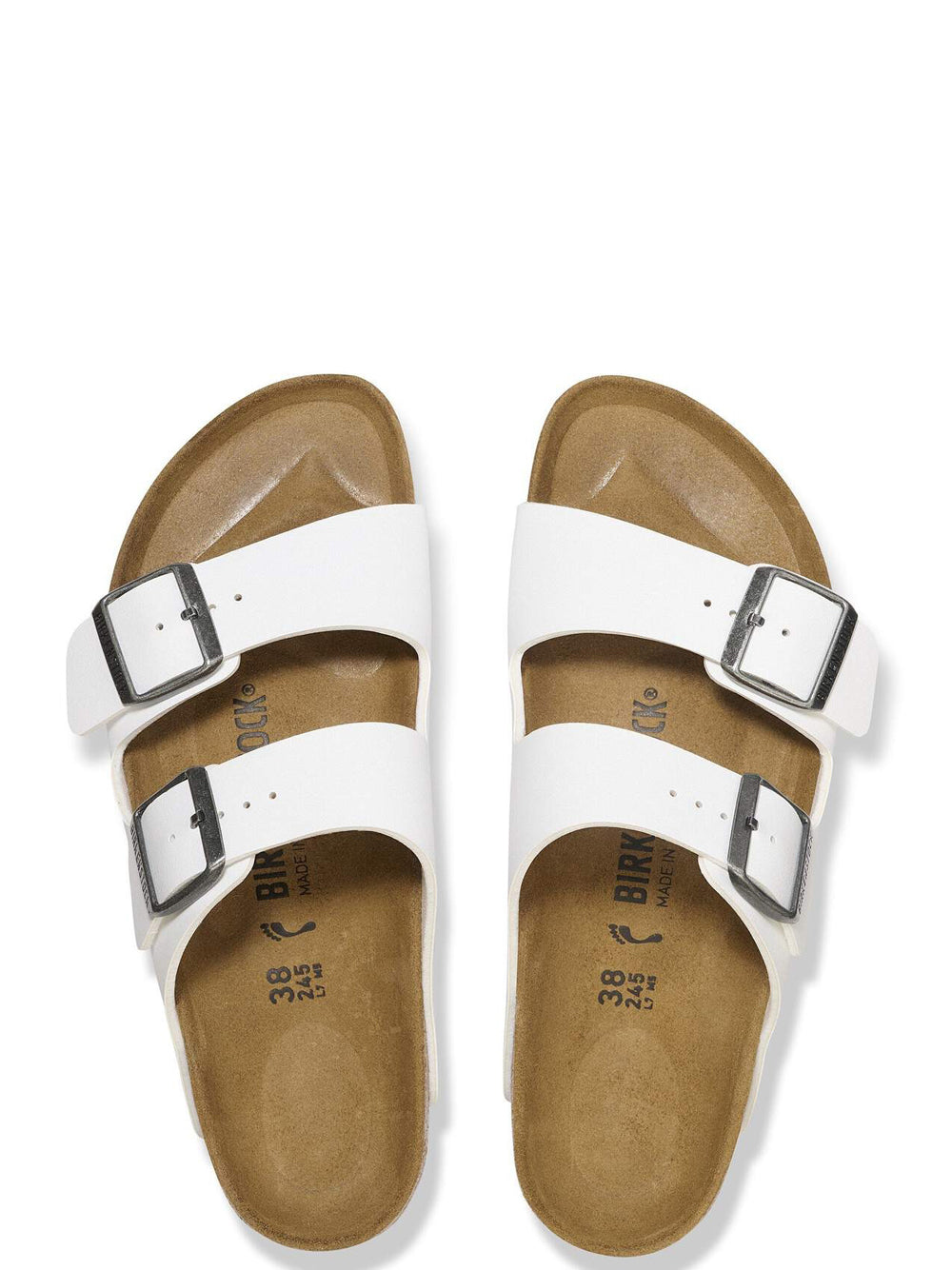 Birkenstock Sandalo Basso Unisex Arizona Bianco