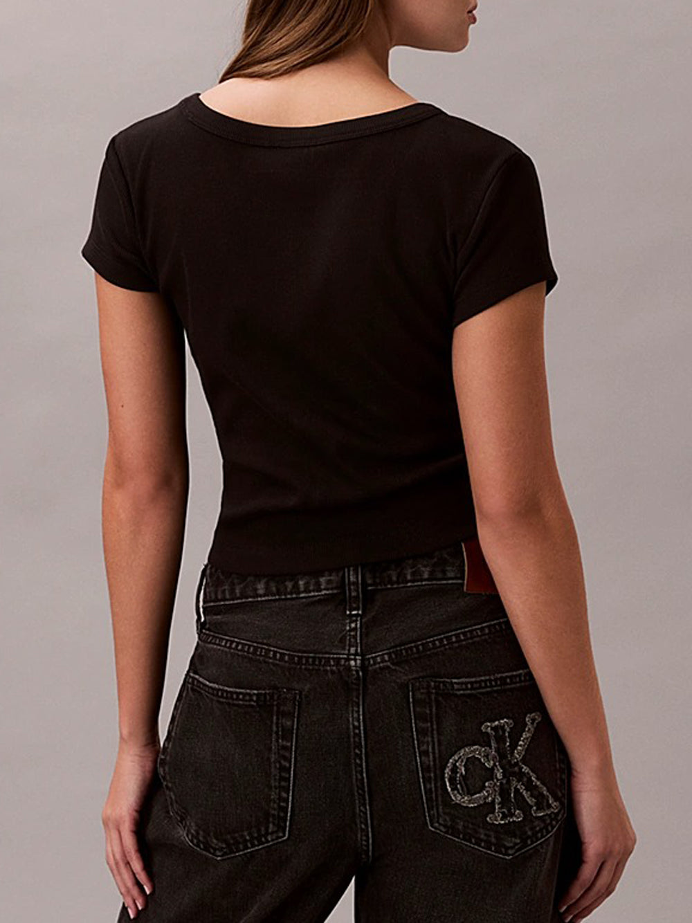 Calvin Klein T-shirt Donna Nero