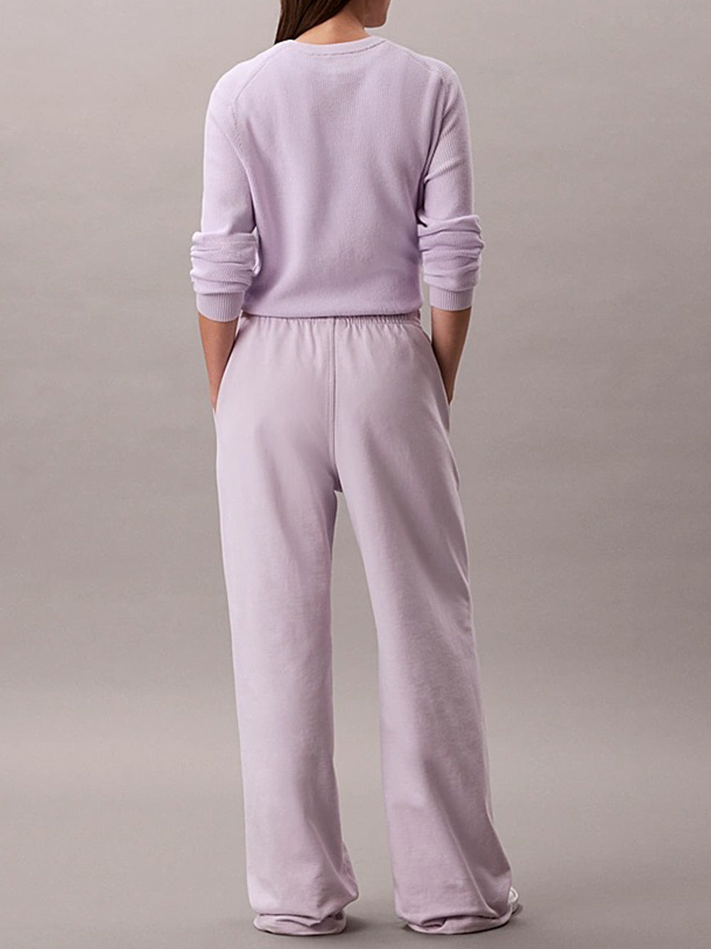 Calvin Klein Pantalone Tuta Donna Lilla