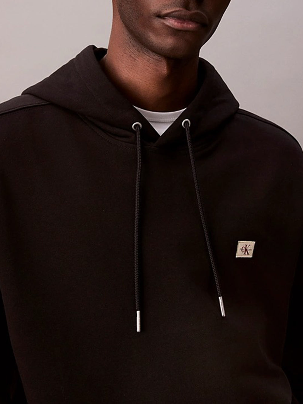 Calvin Klein Felpa Cappuccio Uomo Nero