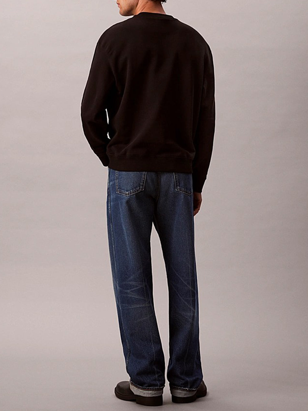 Calvin Klein Felpa Girocollo Uomo Nero