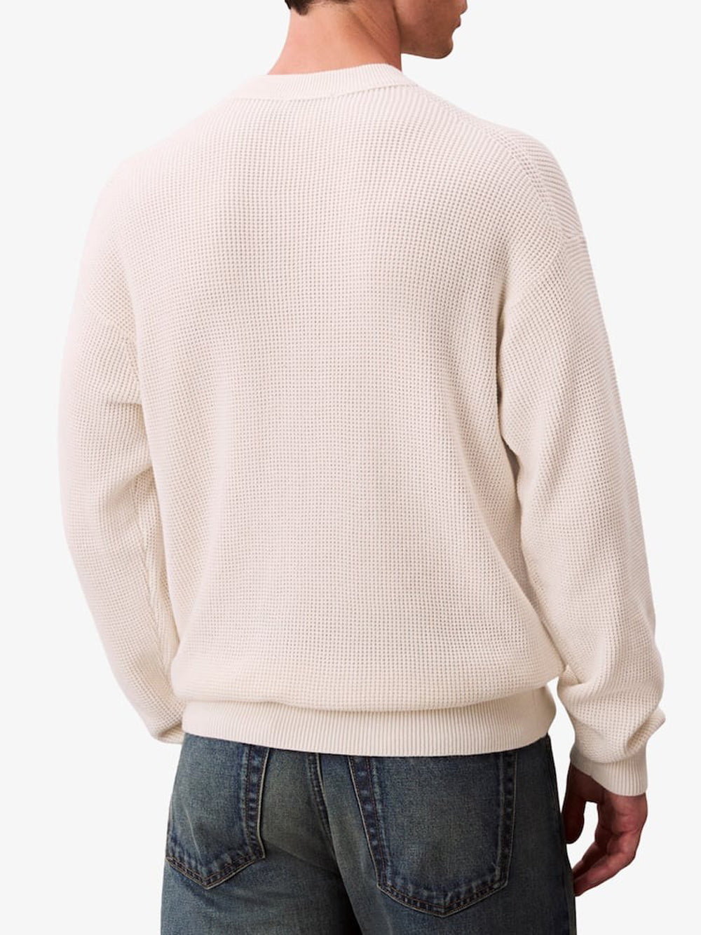 Calvin Klein Maglia Uomo Bianco sporco