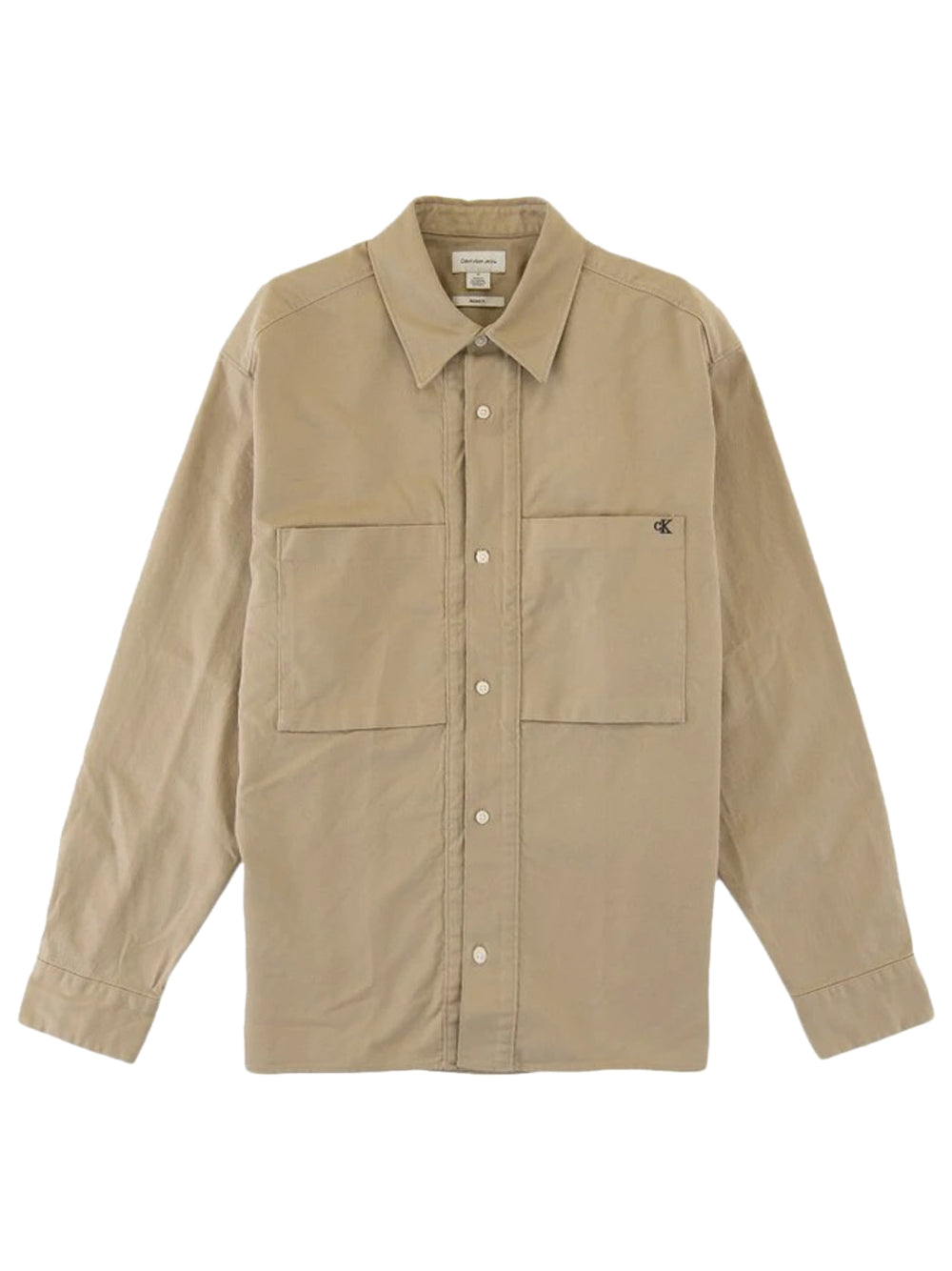 Camicia Casual Uomo Beige