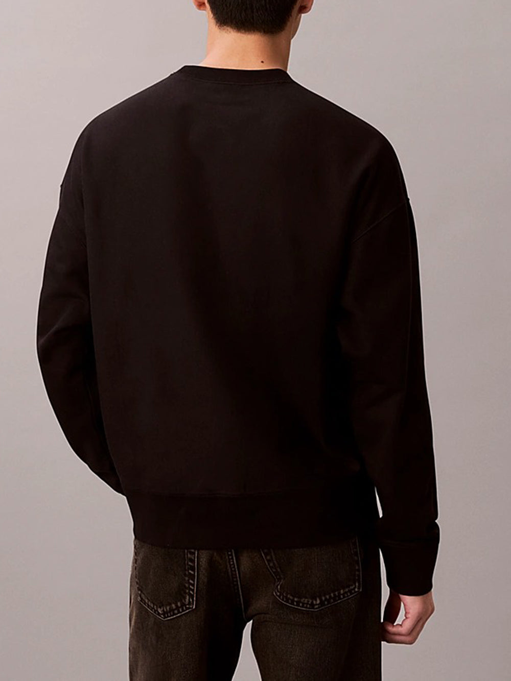 Calvin Klein Felpa Girocollo Uomo Nero