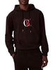 Calvin Klein Felpa Cappuccio Uomo Marrone