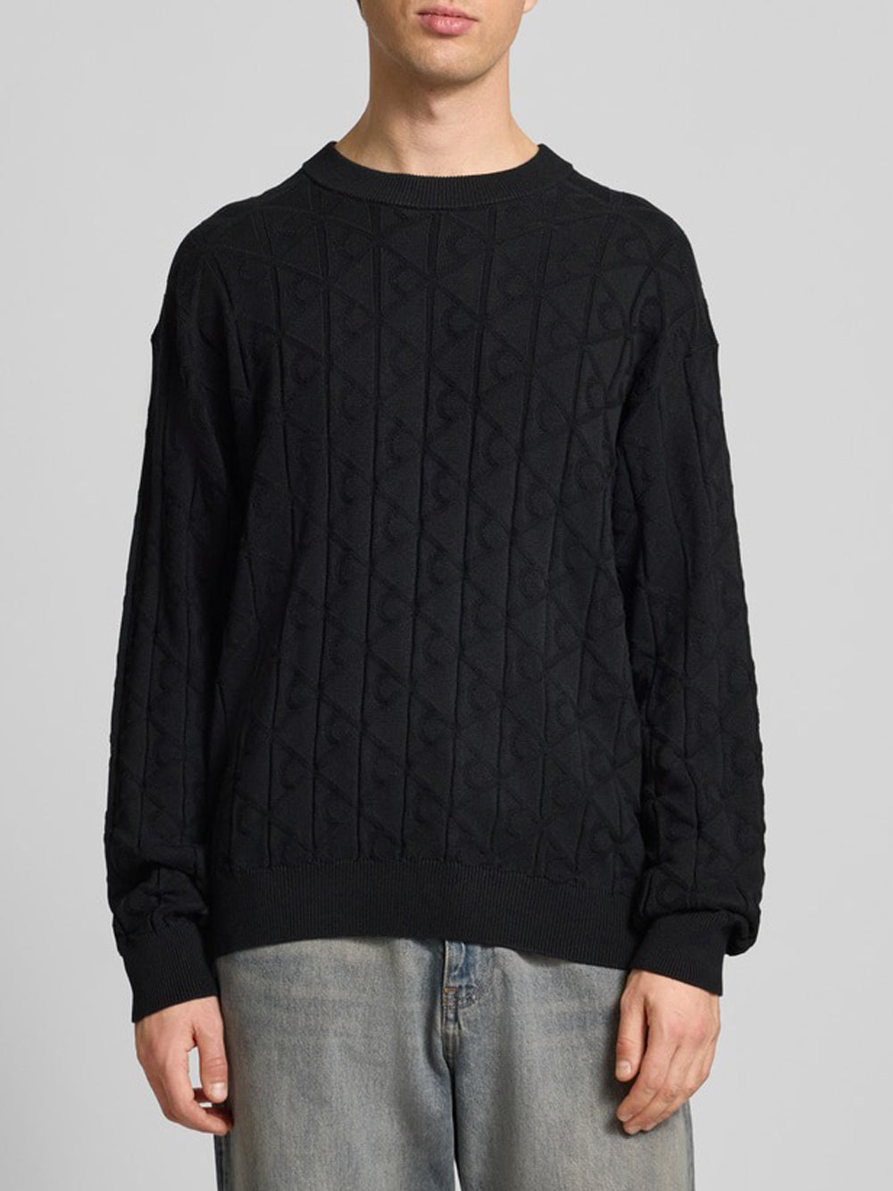 Calvin Klein Felpa Girocollo Uomo Nero