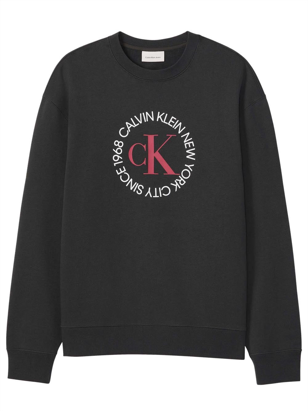 Calvin Klein Felpa Girocollo Uomo Nero