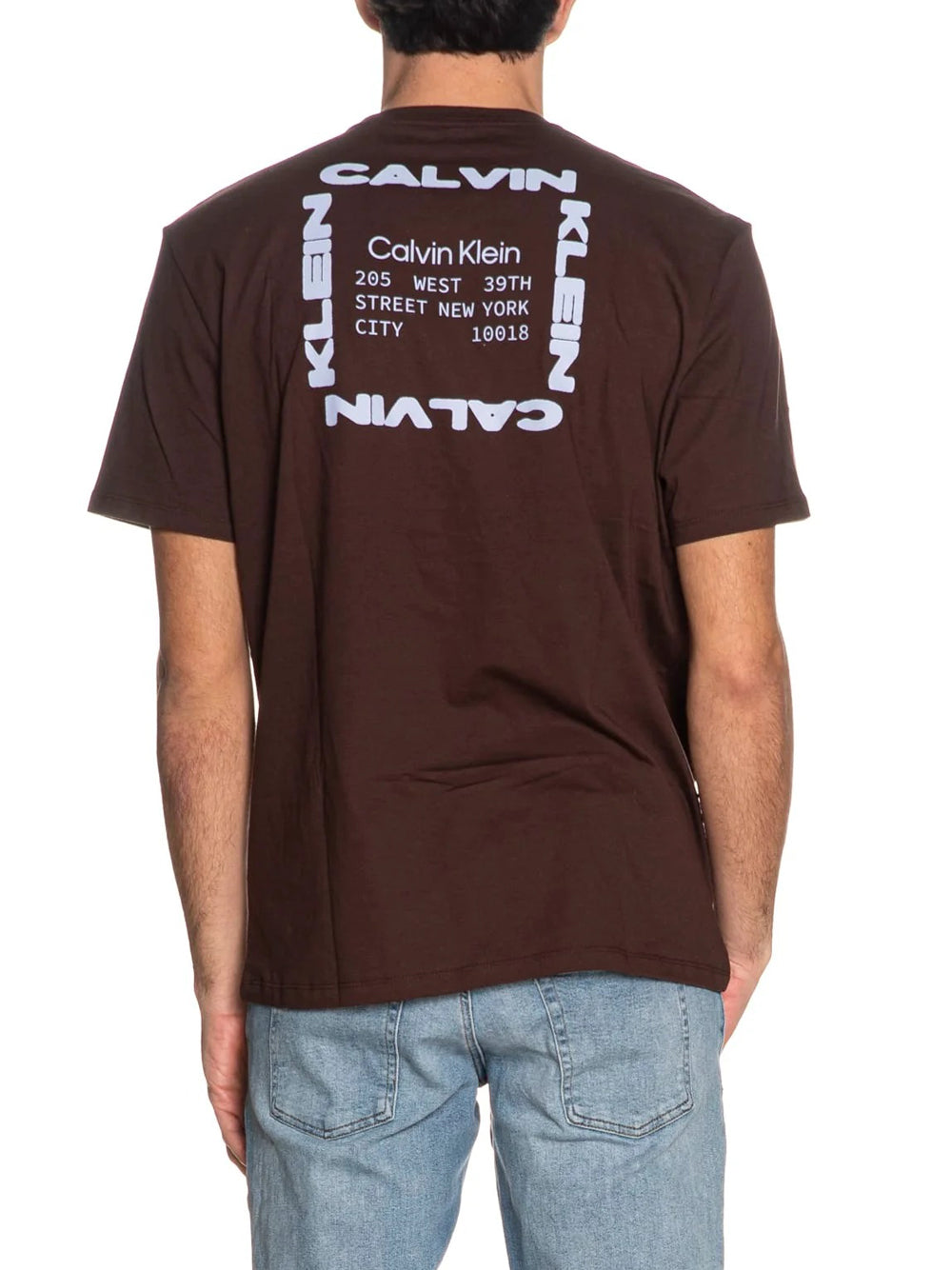 Calvin Klein T-shirt Uomo Marrone