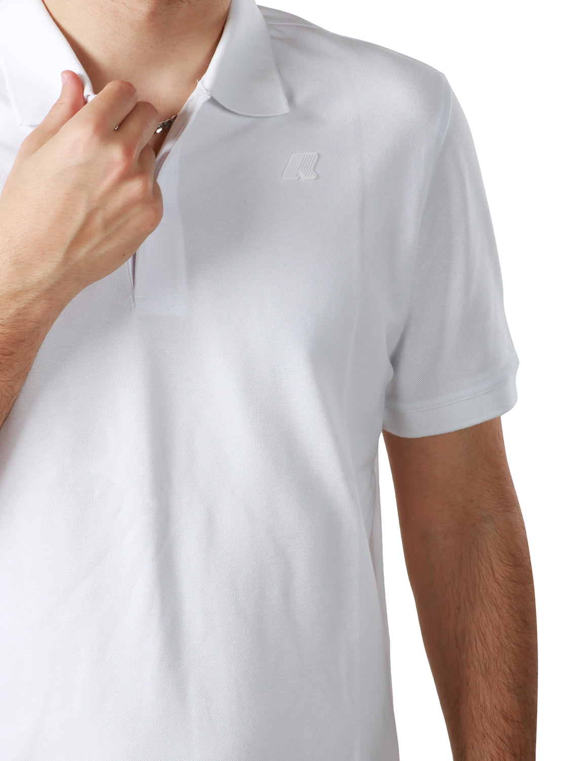 Polo Uomo Amedee Pique Bianco