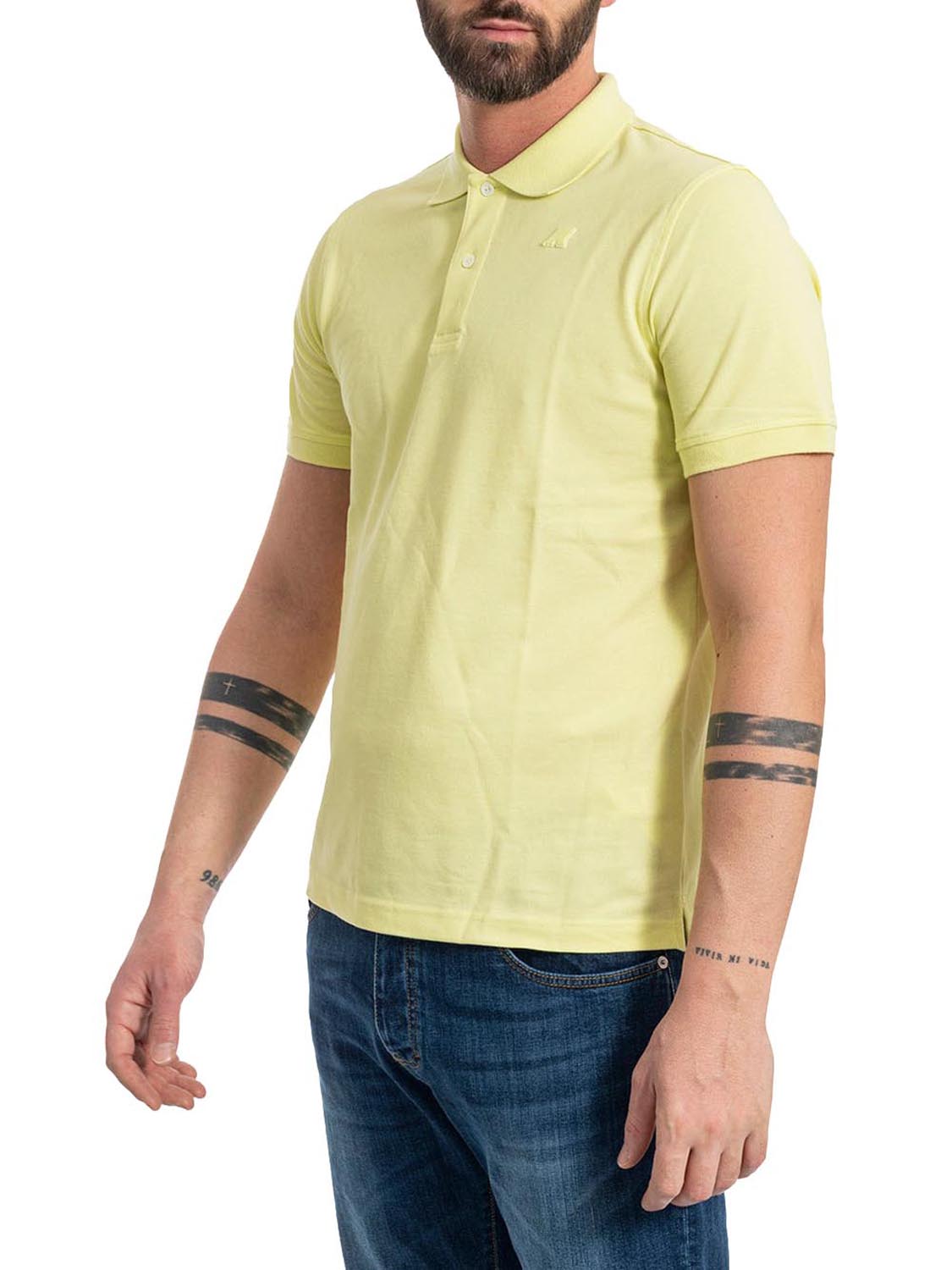 Polo Uomo Amedee Pique Giallo Lime