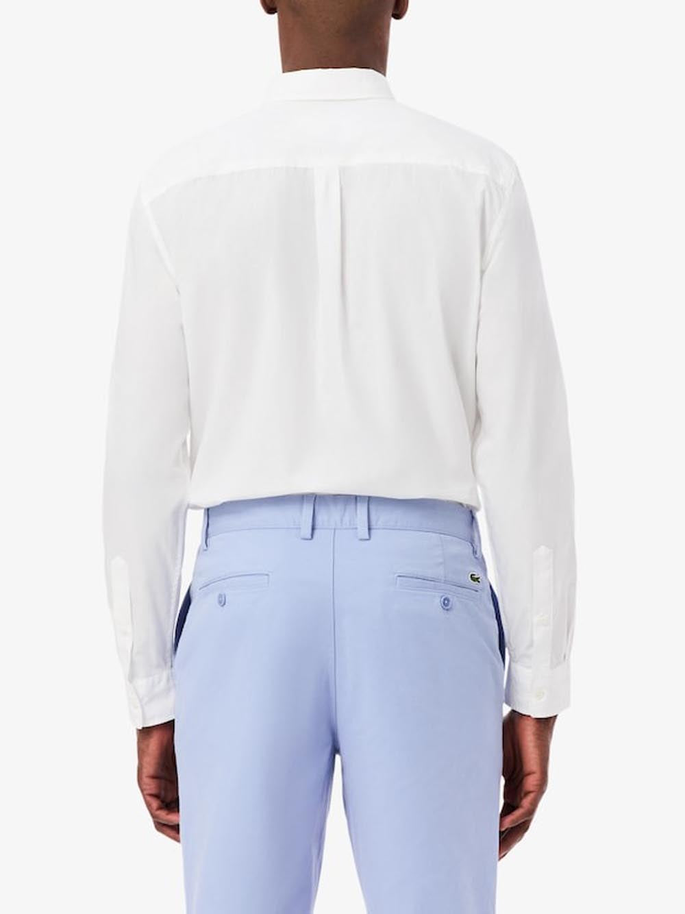 Lacoste Camicia Casual Uomo Bianco