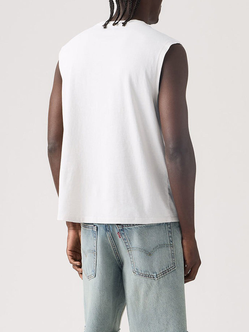 Canotta Uomo Muscle Tank Bianco ottico