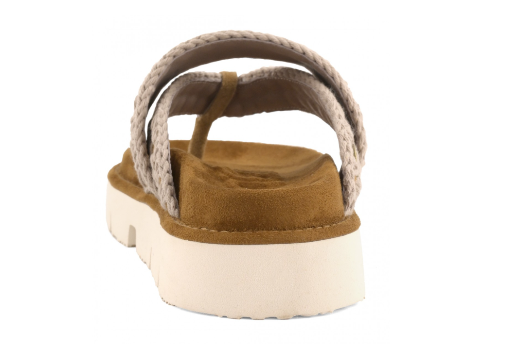 MOU Sandalo Basso Donna Bio thong sandal Cognac
