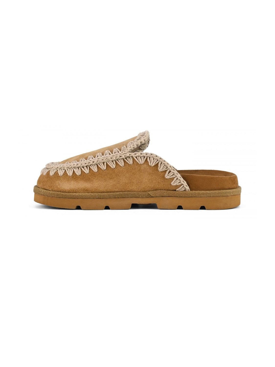 MOU Sandalo Basso Donna Low bio sabot monoch Cognac
