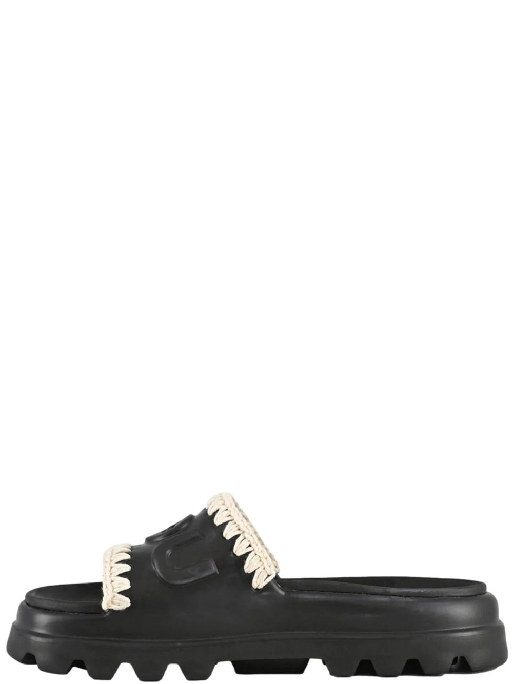 MOU Ciabatte Donna Eva one-piece slide Nero
