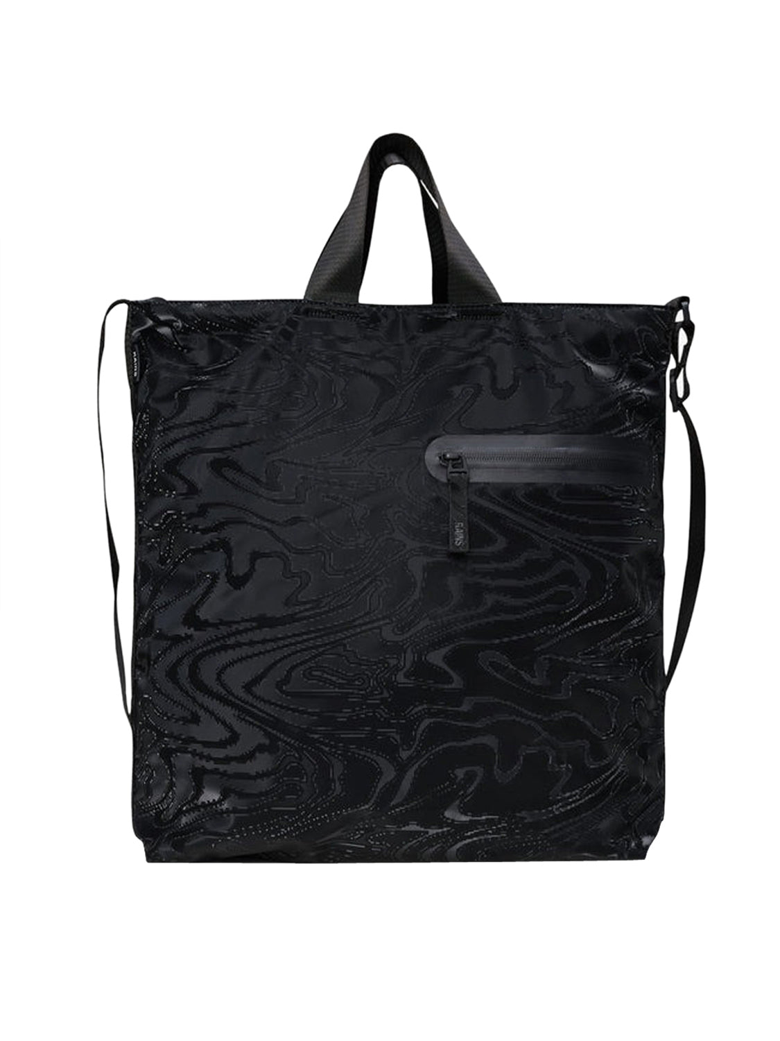 Borsa a Mano Unisex Tote W3Rap Nero