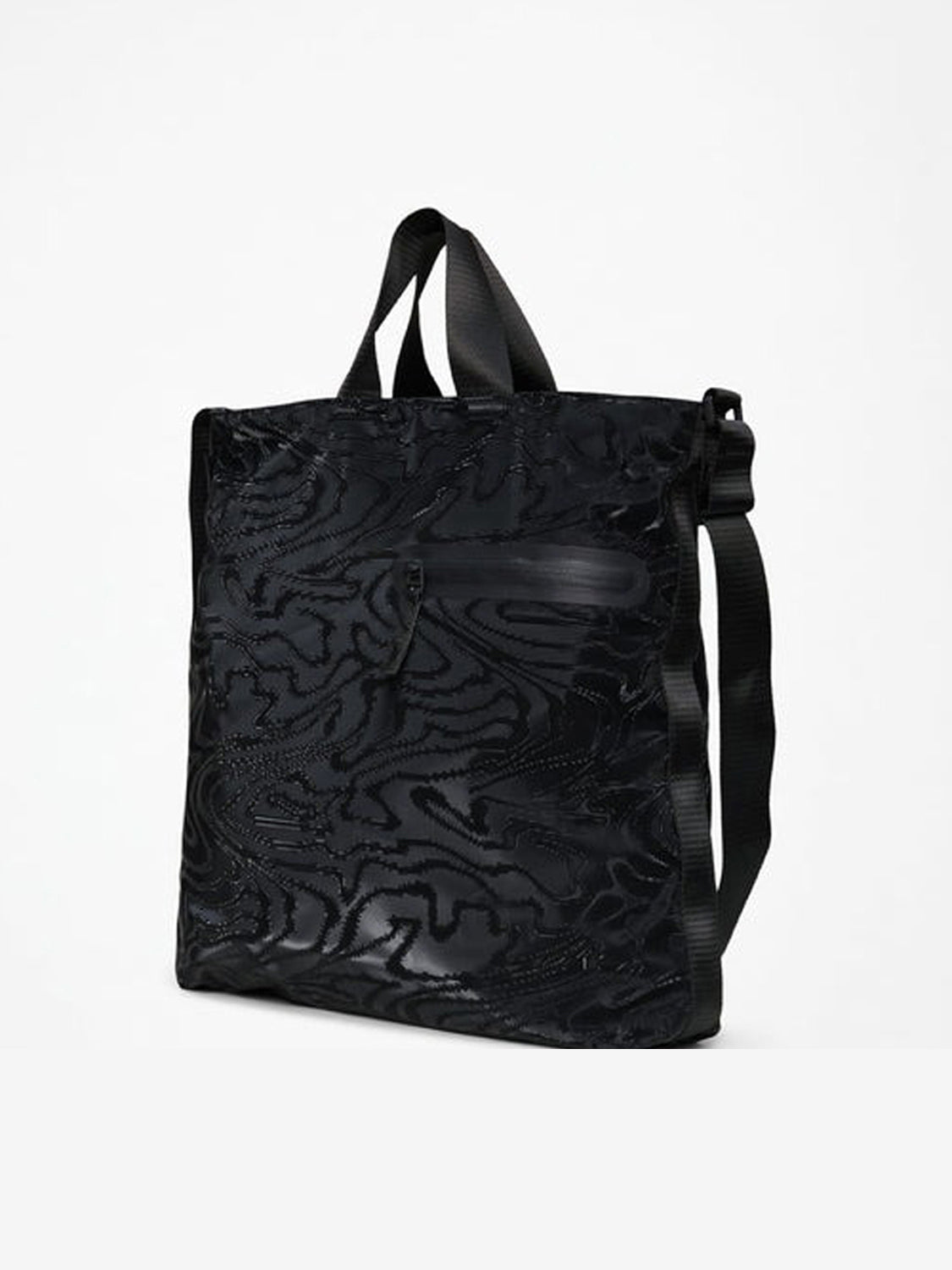 Borsa a Mano Unisex Tote W3Rap Nero