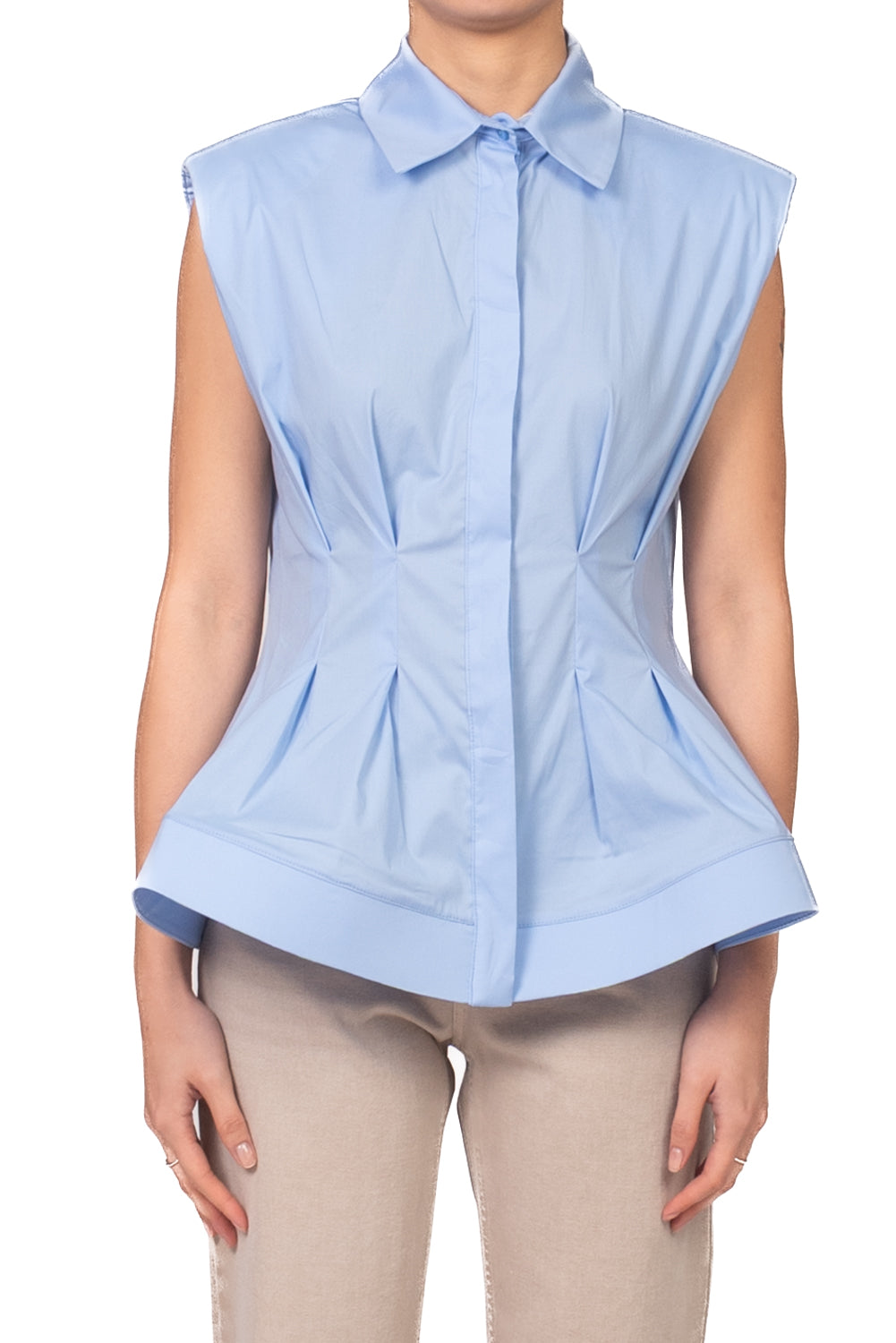 Tensione In Blusa Donna Celeste