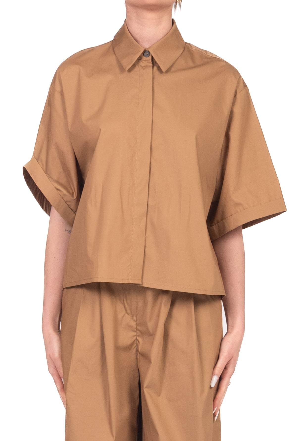 Tensione In Blusa Donna Cognac