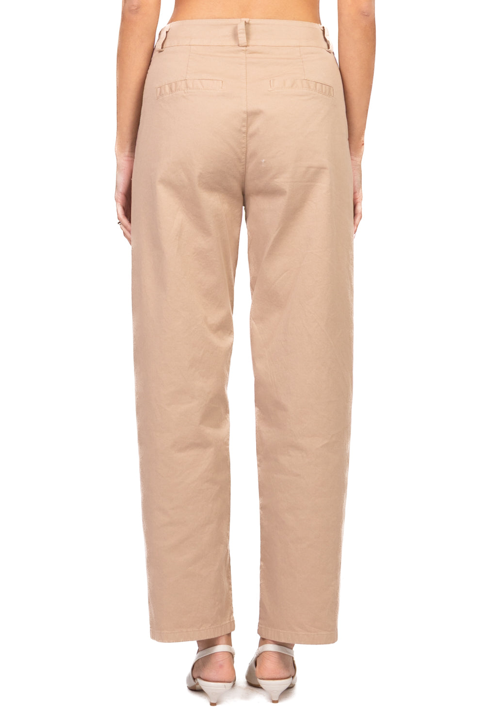 Tensione In Pantalone Casual Donna Sabbia