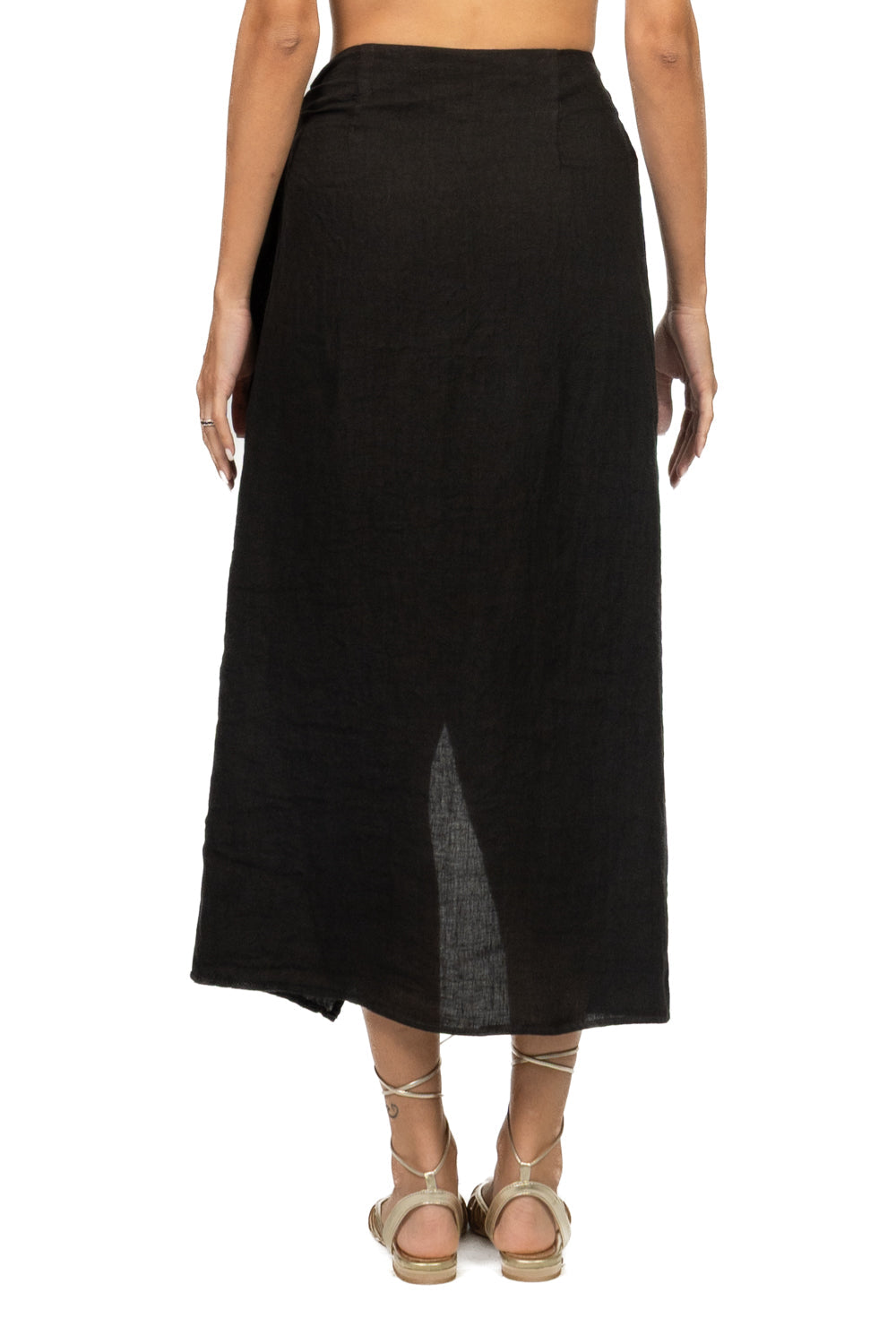 Tensione In Gonna Midi Donna Nero
