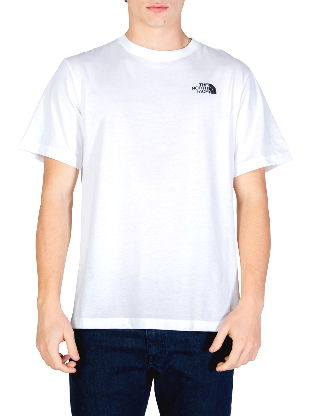 The North Face T-shirt Uomo Mnt Sktch Bianco