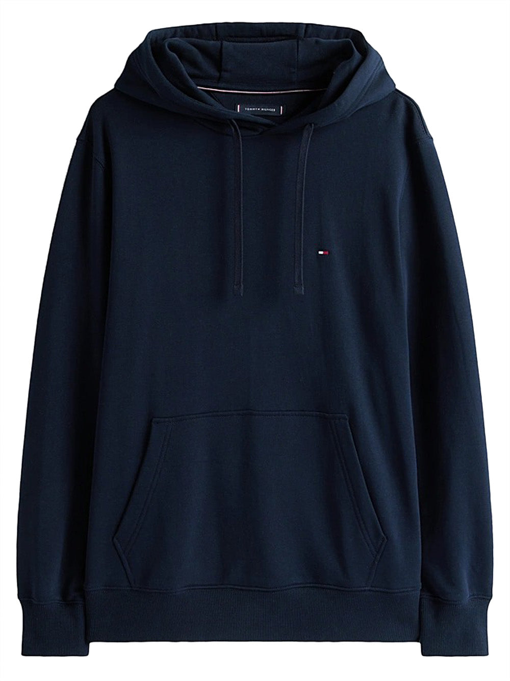 Tommy Hilfiger Felpa Cappuccio Uomo Terry Blu