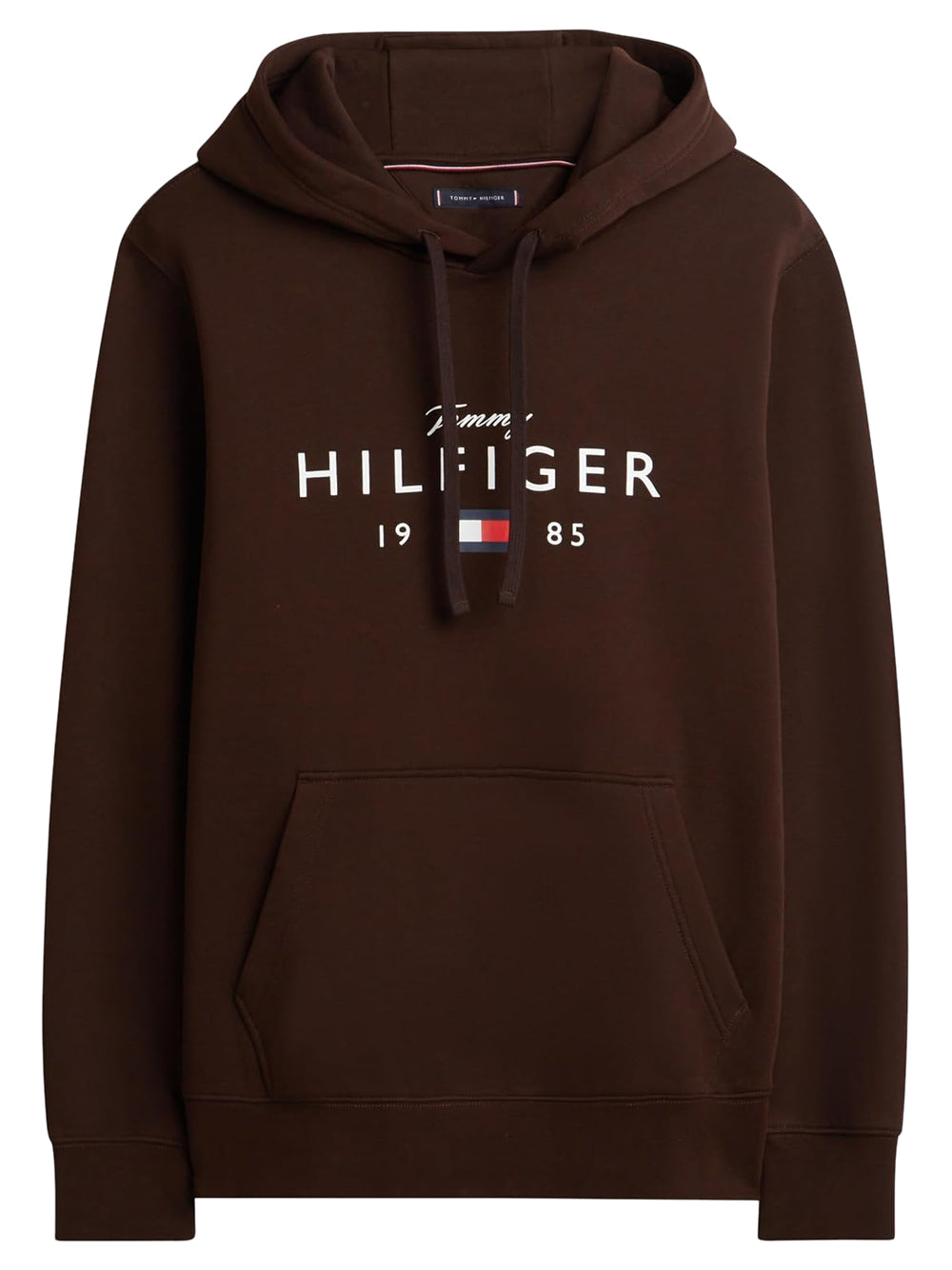 Tommy Hilfiger Felpa Cappuccio Uomo Love Cioccolato