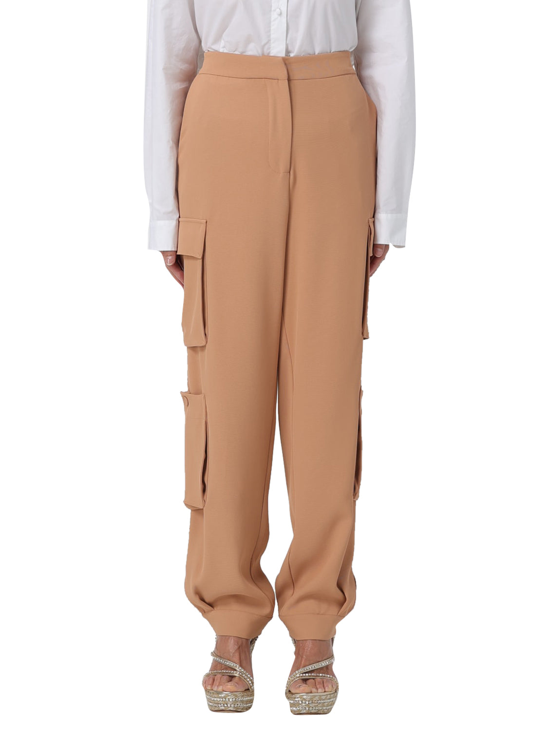 Twinset Pantalone Casual Donna Nocciola