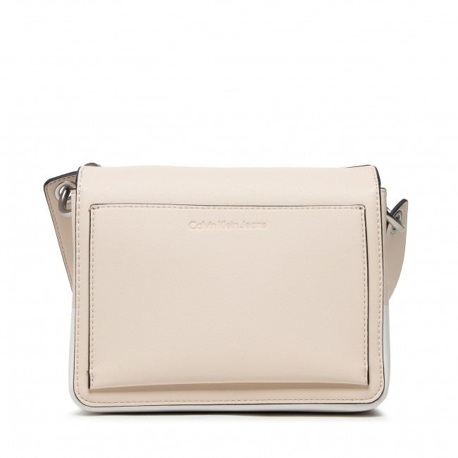 Borsa Donna K60K609771 Beige / bianco